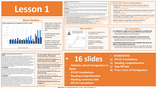 A-Level AQA 7.1 - La inmigración en España