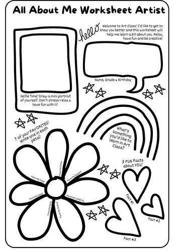 All About Me Worksheet | Primary Resources - Twinkl