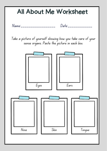 All About Me Worksheet | Primary Resources - Twinkl
