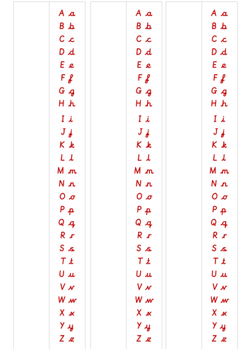 Letter and Number formation book flaps