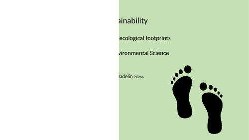 AQA A Level Environmental Science - Biocapacity and ecological footprints