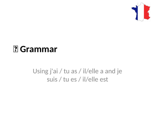 Studio 3 (Vert) - Module 1 - Je suis comme ça! - Grammar -  avoir and être
