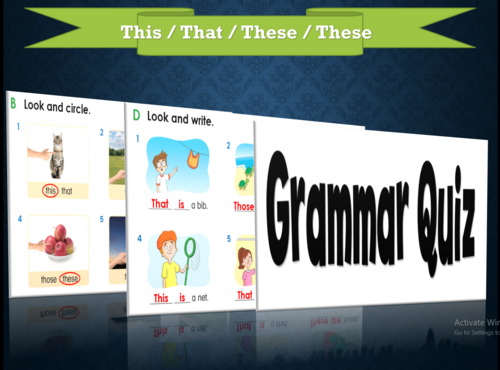This, That, These, Those Complete Lesson Pack – Games & Interactive!