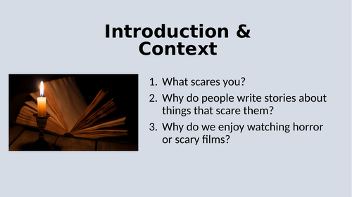 The Woman In Black - Introduction & Context
