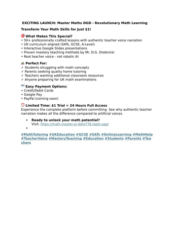Lessons following new Mastery Maths SOW