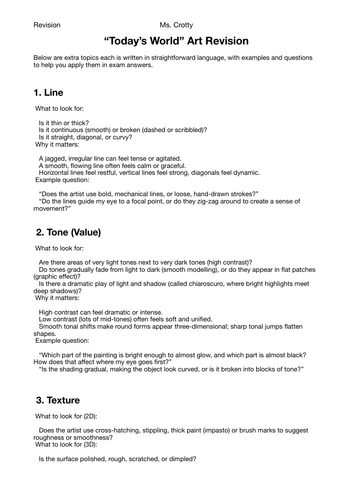 Todays World Notes/Summary/Exam Prep
