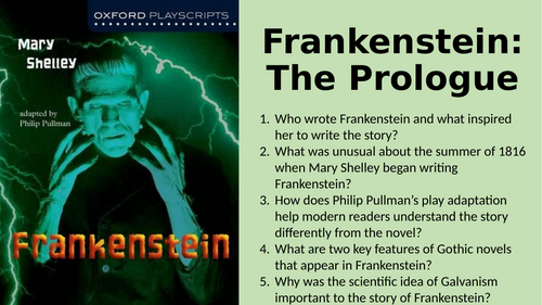 Frankenstein (Play) - The Prologue