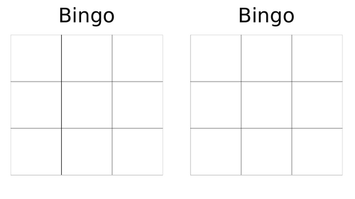 Engineering definition bingo