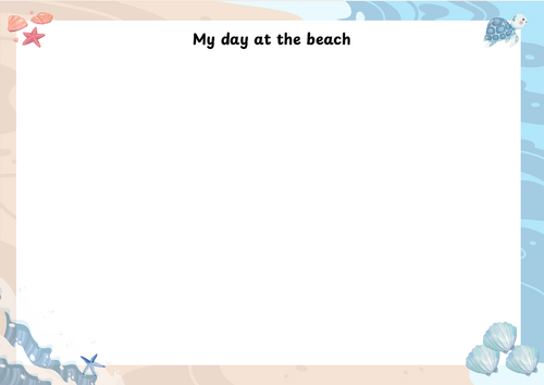 My day at the beach