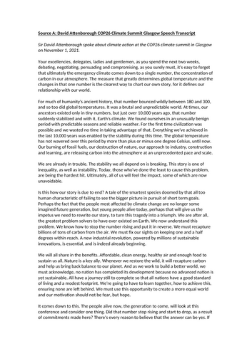 Non-Fiction - Summarising Two Texts