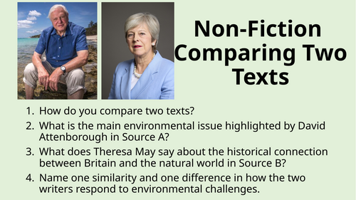 Non-Fiction - Comparison