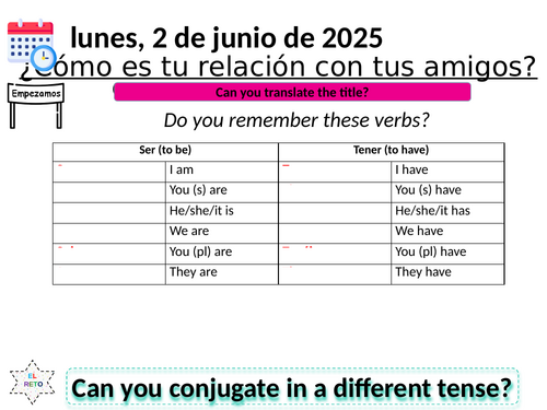 Amigos para siempre, module 3
