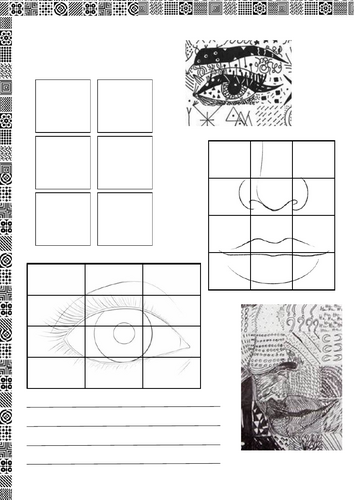 Pattern worksheet and Grid Method