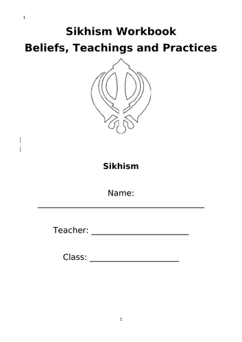Sikhism Booklet