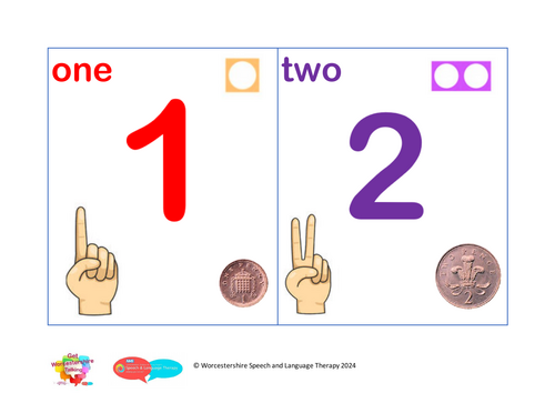 Visual maths numbers1-10