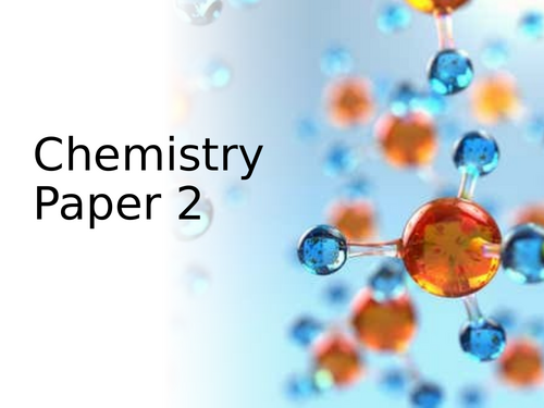 AQA Chemistry GCSE Paper 2 walking talking mock assembly night before the exam presentation
