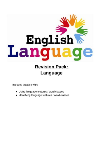 GCSE LANGUAGE REVISION BOOK - PEARSON