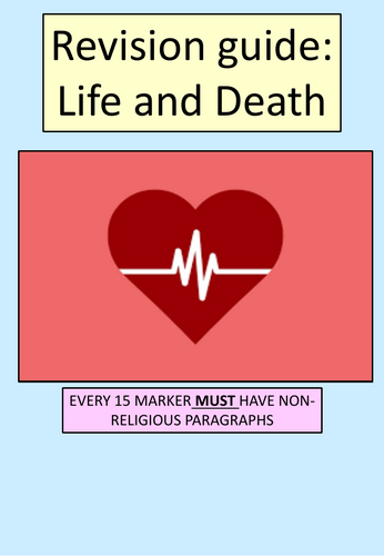 GCSE Life & Death guide and workbook