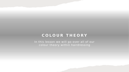 level 2 hairdressing colour theory