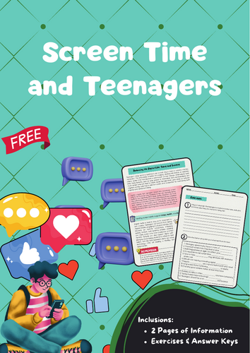 Teen Screen Time: Digital Health and Habits