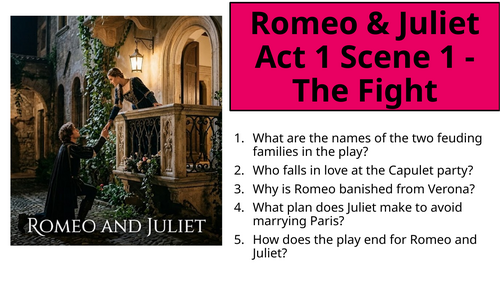 Romeo and Juliet - Act 1 Scene 1 - The Fight