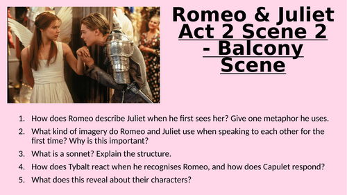 Romeo and Juliet - Act 2 Scene 2