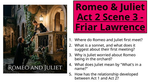 Romeo and Juliet - Act 2 Scene 3