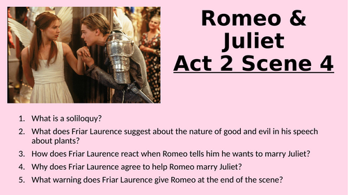 Romeo & Juliet - Act 2 Scene 4