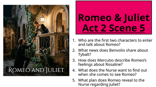 Romeo and Juliet - Act 2 Scene 5