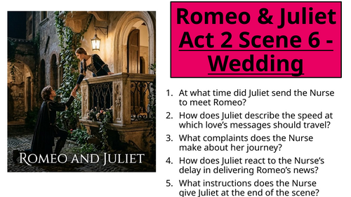 Romeo and Juliet - Act 2 Scene 6