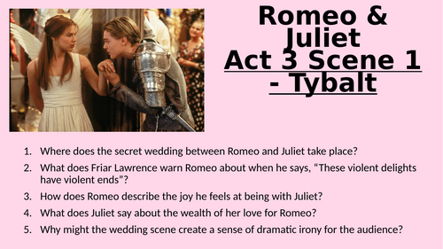 Romeo and Juliet - Act 3 Scene 1 - Tybalt