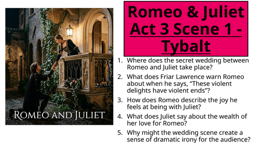 Romeo and Juliet - Act 3 Scene 1 - Tybalt
