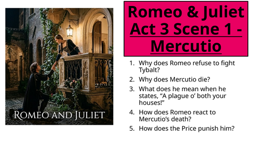 Romeo and Juliet - Act 3 Scene 1 - Mercutio