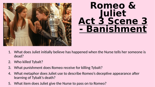 Romeo and Juliet - Act 3 Scene 3