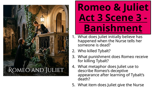 Romeo and Juliet - Act 3 Scene 3
