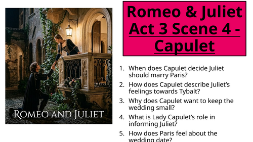 Romeo and Juliet - Act 3 Scene 5