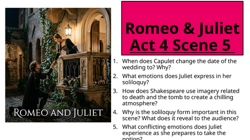 Romeo and Juliet - Act 4 Scene 5