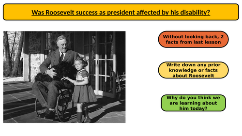 Was Roosevelt success as president affected by his disability?