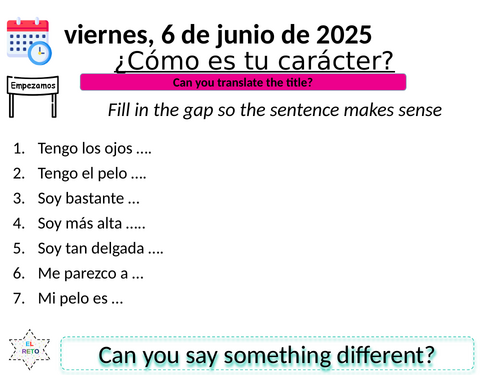 Así soy yo, module 3