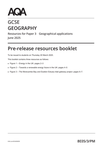 2025 Paper 3 Mocks and potential questions