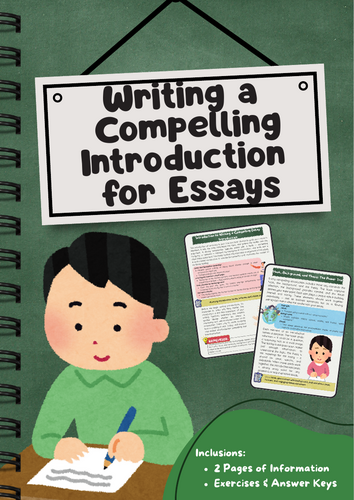 Essay Introductions: Hook, Background, Thesis