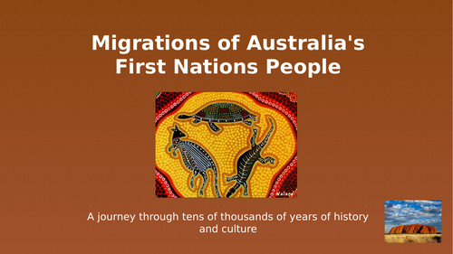 First Nations Migration to Australia Presentation