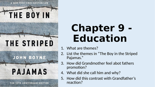 Boy in the Striped Pajamas - Chapter 9 - Education