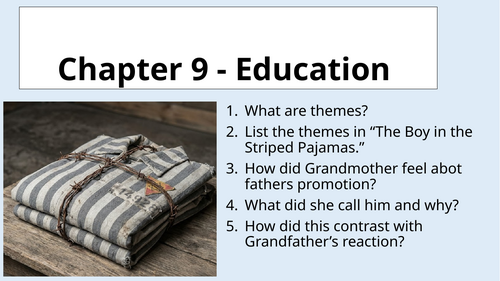 Boy in the Striped Pajamas - Chapter 9 - Education