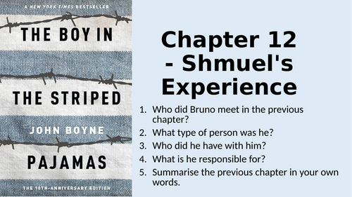 Boy in the Striped Pajamas - Chapter 12 - Shmuel's Experience