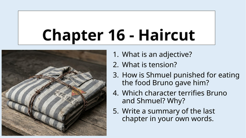 Boy in the Striped Pajamas - Chapter 16 - Creative Writing Assessment