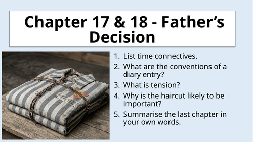 Boy in the Striped Pajamas - Chapter 17 and 18