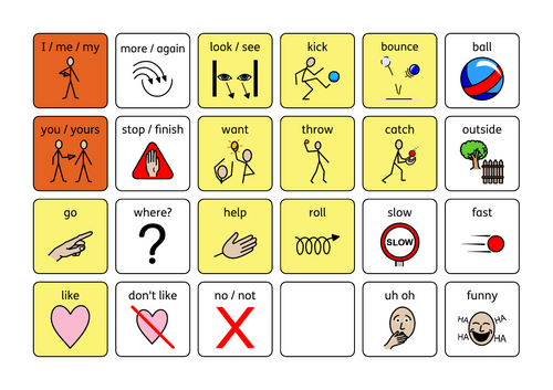 ball play communication board