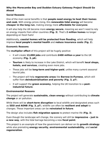 Geography aqa paper 3 9 marker example 2025