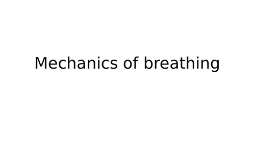 OCR A-Level PE: Respiratory System Full Topic